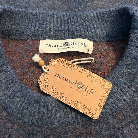 Natural Life NWT Rosie Jacquard wool blend sweater - Picture 9 of 9